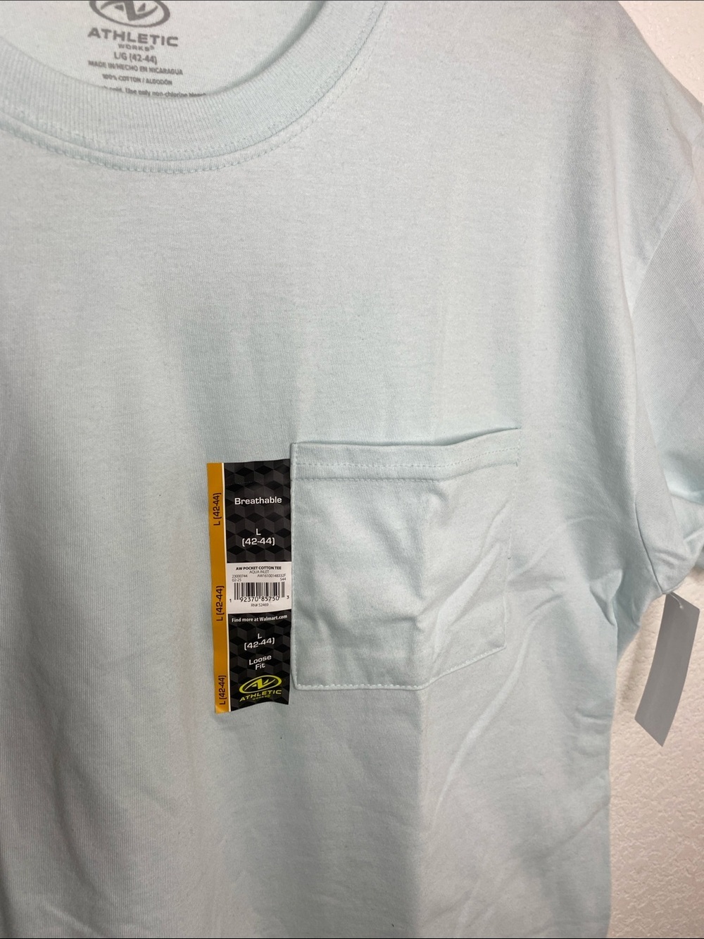 Athletic Works Men’s 100% Cotton T Shirt Size L. NWT - Picture 2 of 6